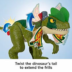 Imaginext Jurassic World Thrash Attack Dilophosaurus