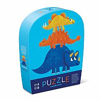 Mini Puzzle Dino Friends 12pc