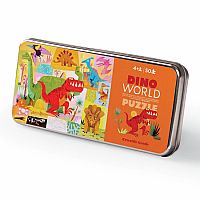 50-pc Puzzle Tin - Dino World 