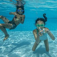 Diving Characters Frozen