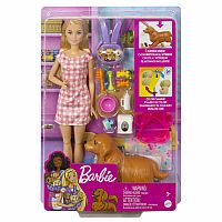 Barbie with Mommy Dog