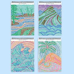 FlowArt Dot-by-Letter Landscapes