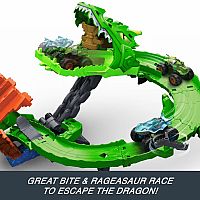 Hot Wheels Monster Trucks: Sharks vs Dinos - Dragon Demolition