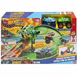 Hot Wheels Monster Trucks: Sharks vs Dinos - Dragon Demolition
