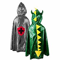 Reversible Dragon Knight Cape - Size 7-8