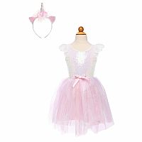 Dreamy Unicorn Dress Pink Size 3/4