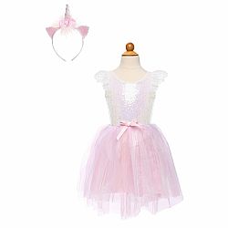 Dreamy Unicorn Dress Pink Size 3/4