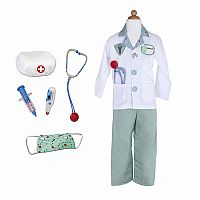 Green Doctor with Accessories in Garment Bag Size 5-6