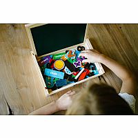 Easel Jr. Magnetic Dry Erase & Chalkboard