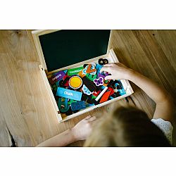 Easel Jr. Magnetic Dry Erase & Chalkboard