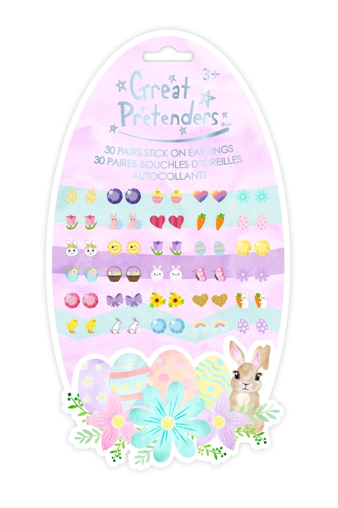 Easter Stick on Earrings - Lucky Duck Toys