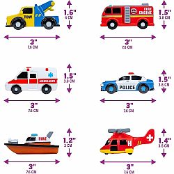 Tub Works Light Up Emergency Cars