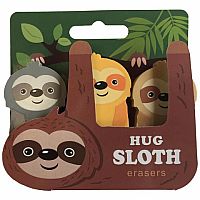 Sloth Eraser Set