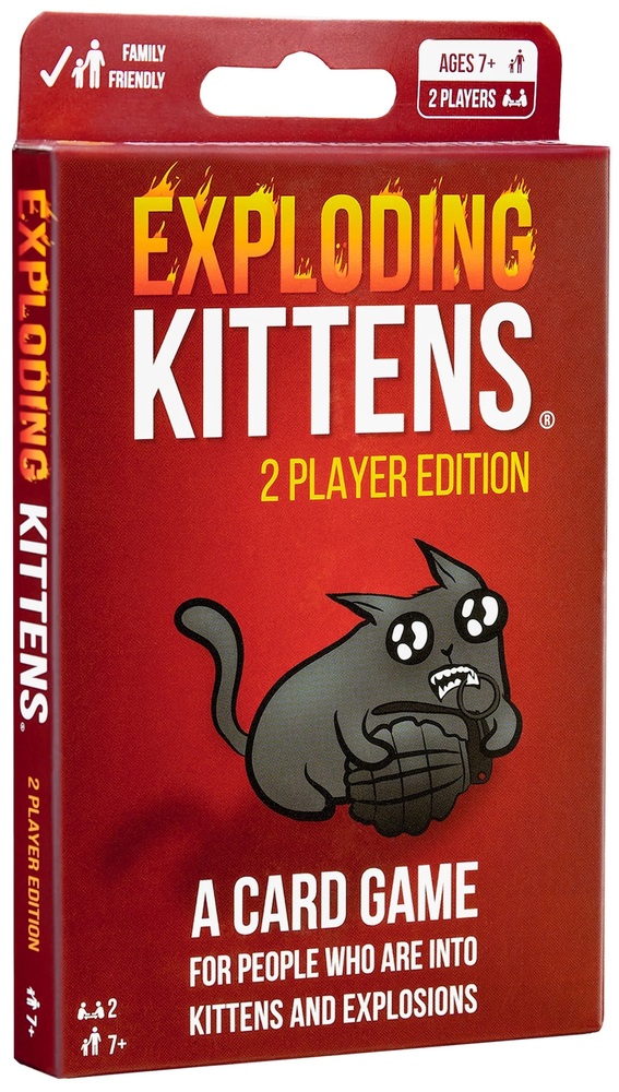 Exploding Kittens 2 Player Edition - Lucky Duck Toys