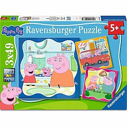 Peppa Family Firsts! 3 49-Piece Puzzle