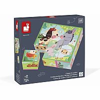 9 Cube Farm Animal Puzzle
