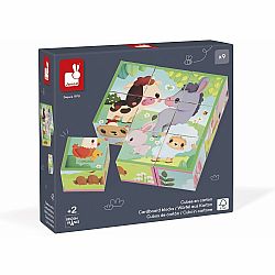 9 Cube Farm Animal Puzzle