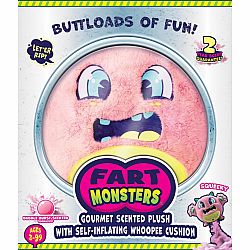 Fart Monsters Scented Plush - Squeeky Bubble Gum
