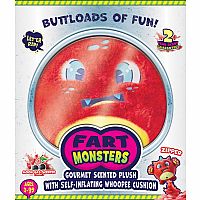 Fart Monsters Scented Plush - Zipper Cherry
