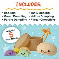Foodie Fidgets Bao Bun and Dumplings