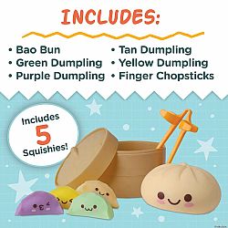 Foodie Fidgets Bao Bun and Dumplings