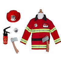Fireman Outfit w/ Accessories - Size 3/4