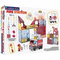 Magna-Tiles Fire Station