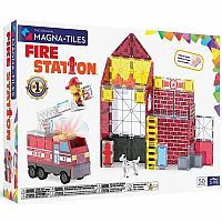 Magna-Tiles Fire Station