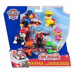 Paw Patrol Fire Rescue Team Figure Pack