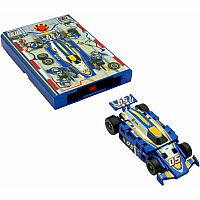 Flat 2 Fast Car - Speed Blue