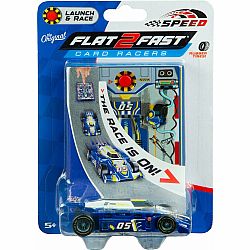 Flat 2 Fast Car - Speed Blue