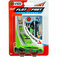 Flat 2 Fast Car - Stunt Green