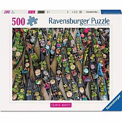 Indonesian Floating Markets - 500 Piece Puzzle