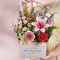 DIY Wooden Flower Basket