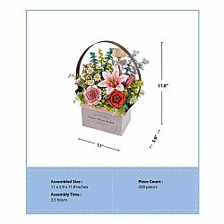 DIY Wooden Flower Basket