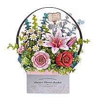 DIY Wooden Flower Basket
