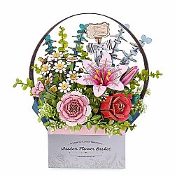 DIY Wooden Flower Basket