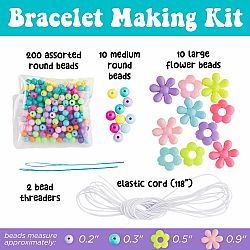 Mini Beaded Flower Bracelets
