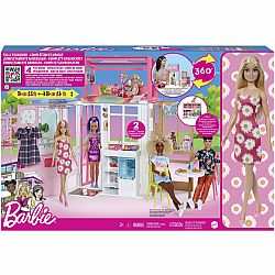 Barbie Fold & Go House and Doll
