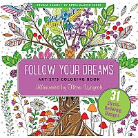 Adult Coloring Book - Follow Your Dreams