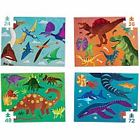 Four Puzzles to Grow On - Dinosaurs