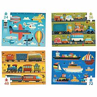 Four Puzzles to Grow On - Vehicles