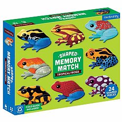 Tropical Frogs Shaped Memory Match