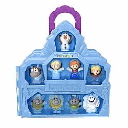 Little People Frozen Figures Carry Castle Case