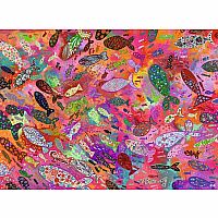 Fish in Fuchsia - 500 Piece Puzzle