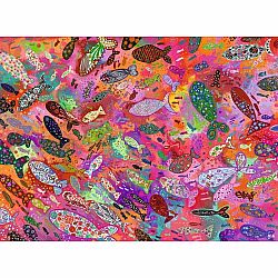 Fish in Fuchsia - 500 Piece Puzzle