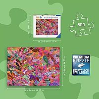 Fish in Fuchsia - 500 Piece Puzzle
