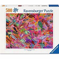 Fish in Fuchsia - 500 Piece Puzzle