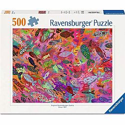 Fish in Fuchsia - 500 Piece Puzzle