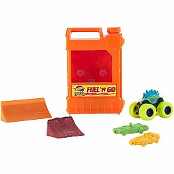 Hot Wheels Monster Trucks Fuel N Go Playset